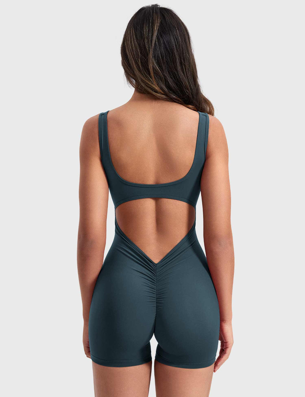 Rise & Vell Lizvette V Sırt Kısa Tulum