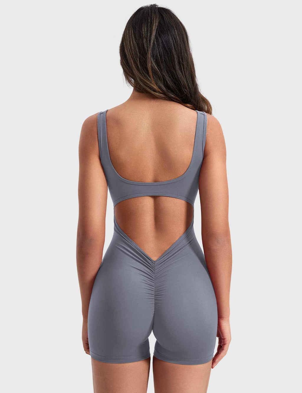 Rise & Vell Lizvette V Sırt Kısa Tulum