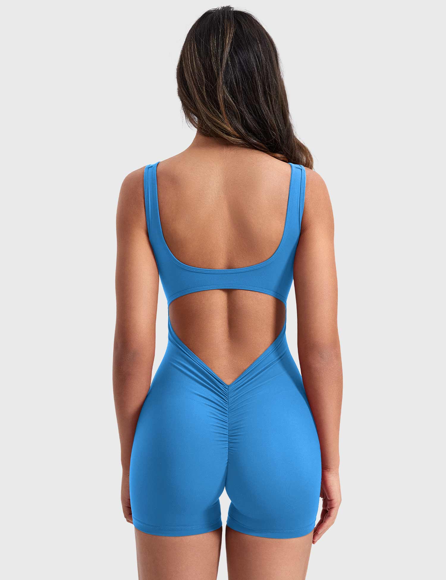 Rise & Vell Lizvette V Sırt Kısa Tulum