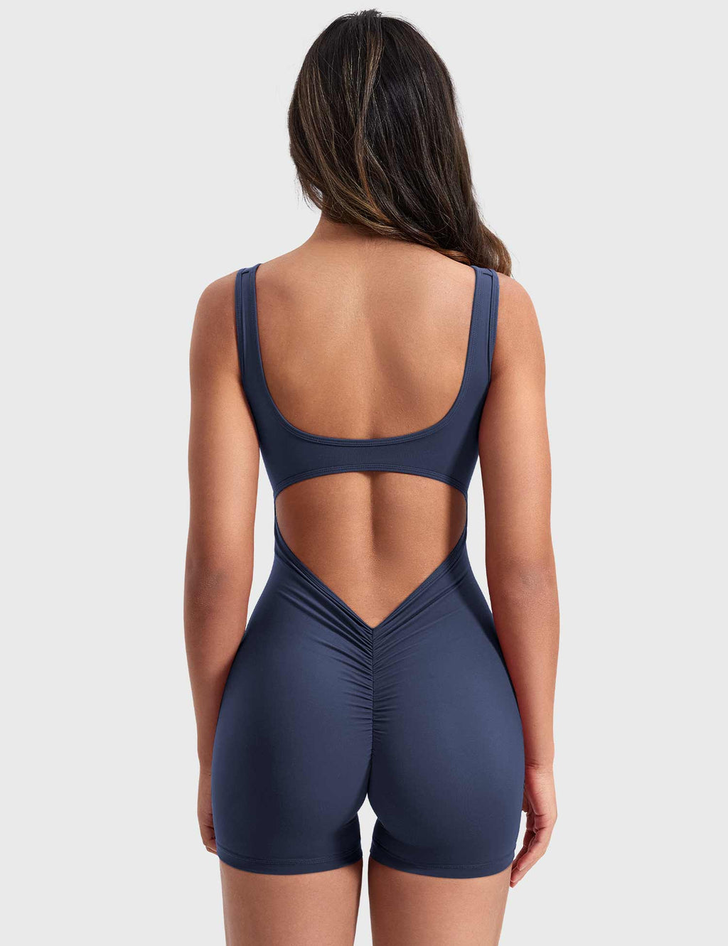 Rise & Vell Lizvette V Sırt Kısa Tulum