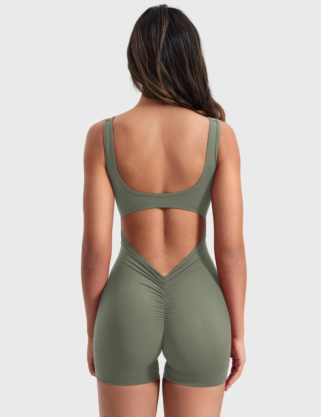 Rise & Vell Lizvette V Sırt Kısa Tulum