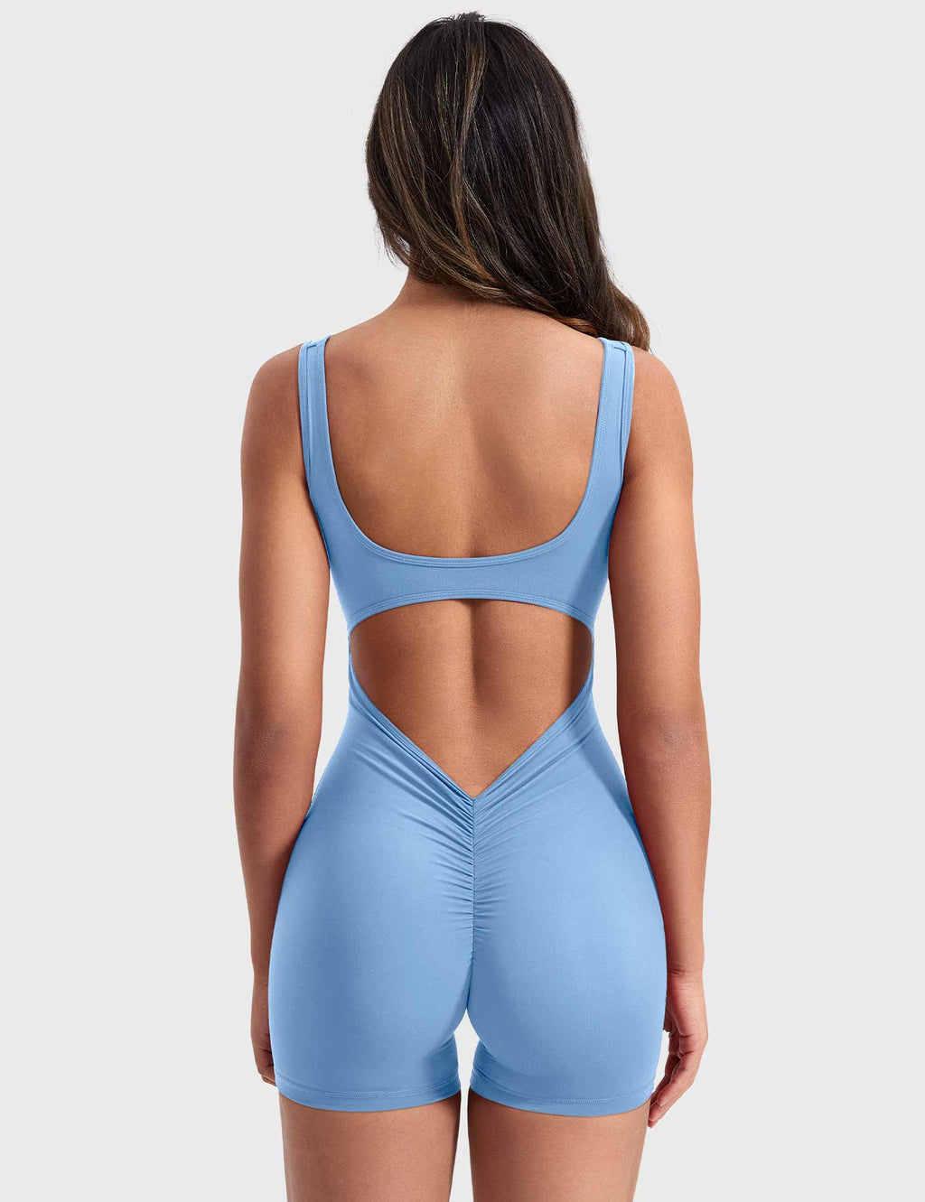 Rise & Vell Lizvette V Sırt Kısa Tulum