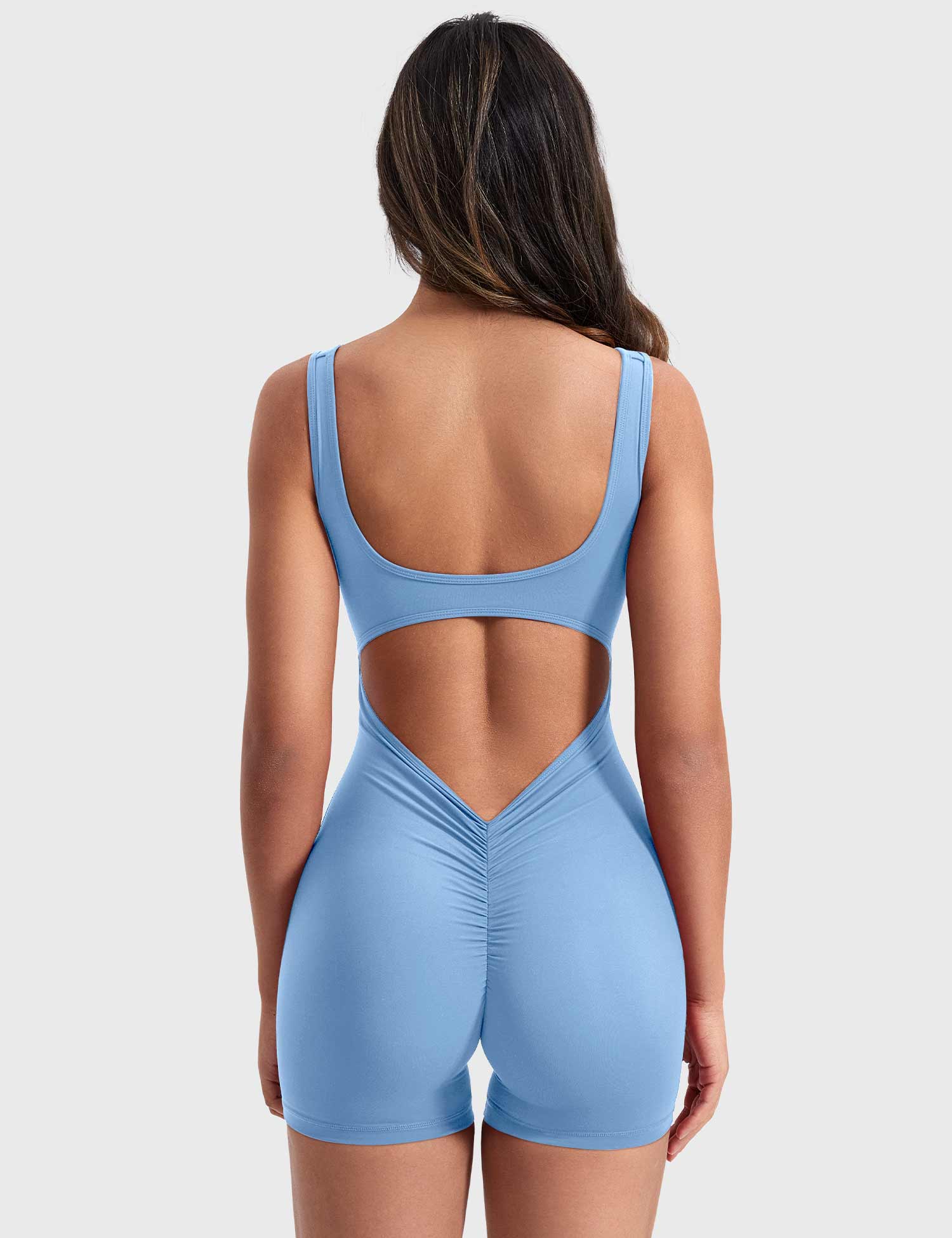 Rise & Vell Lizvette V Sırt Kısa Tulum