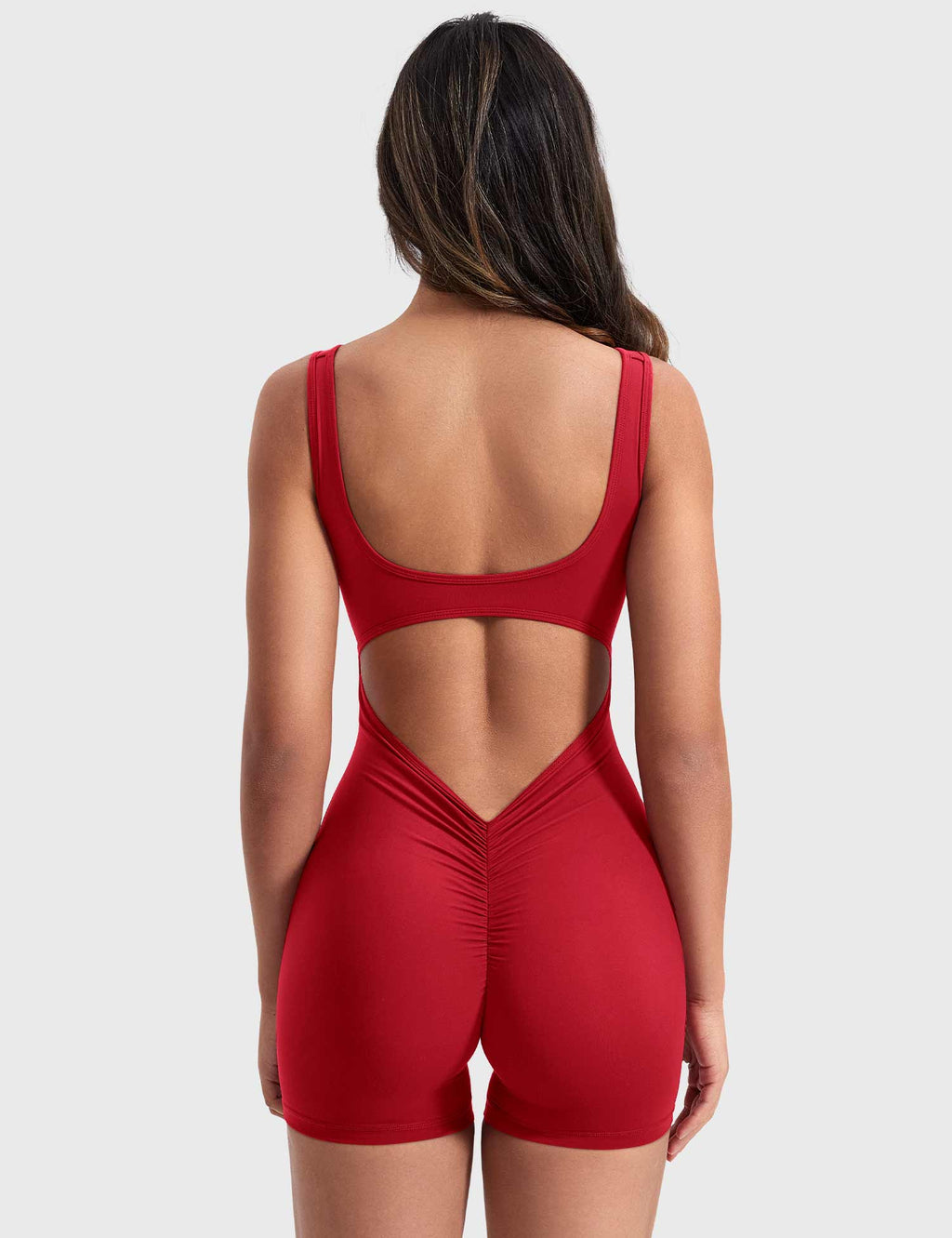 Rise & Vell Lizvette V Sırt Kısa Tulum