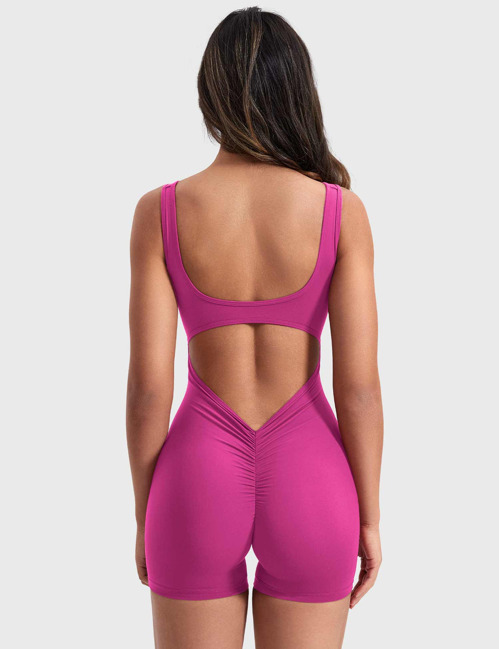 Rise & Vell Lizvette V Sırt Kısa Tulum