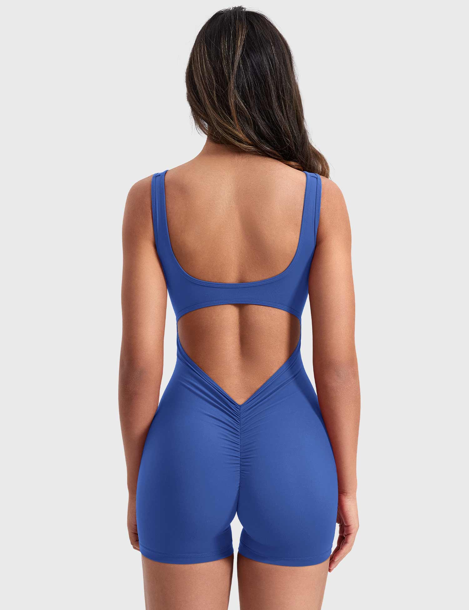 Rise & Vell Lizvette V Sırt Kısa Tulum