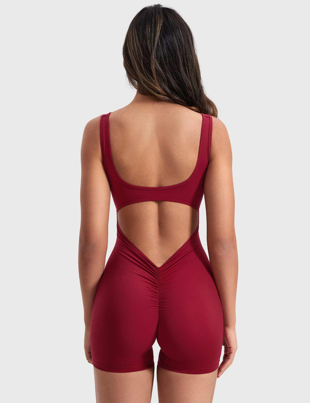 Rise & Vell Lizvette V Sırt Kısa Tulum