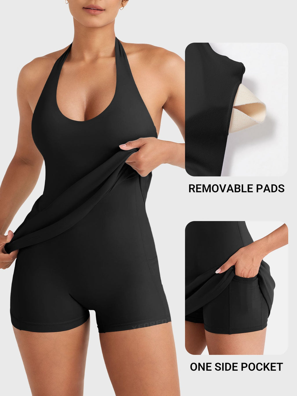 Rise & Vell Vaeary Halter Yaka Tenis Elbisesi