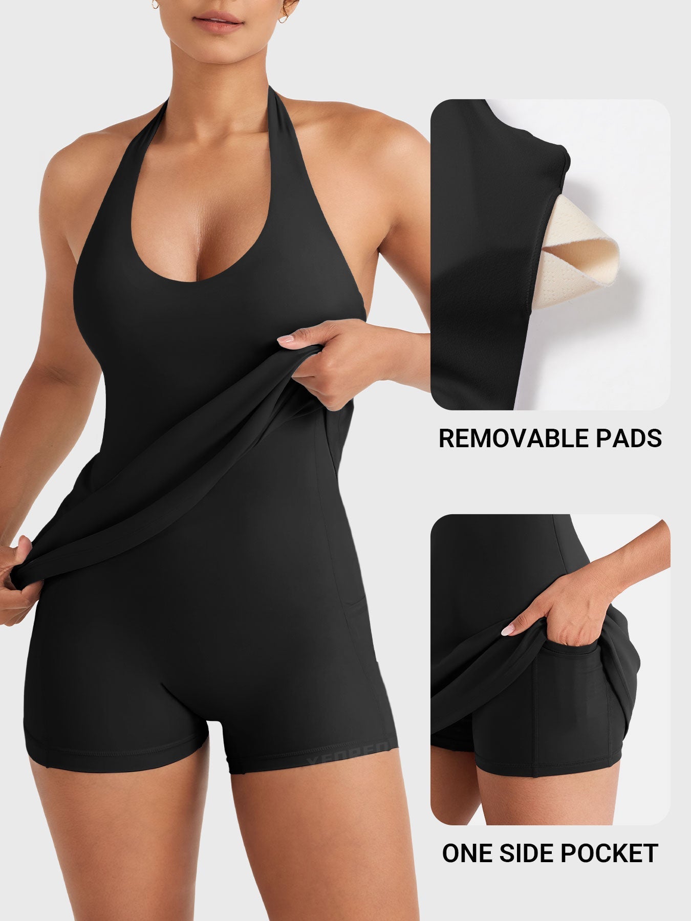 Rise & Vell Vaeary Halter Yaka Tenis Elbisesi