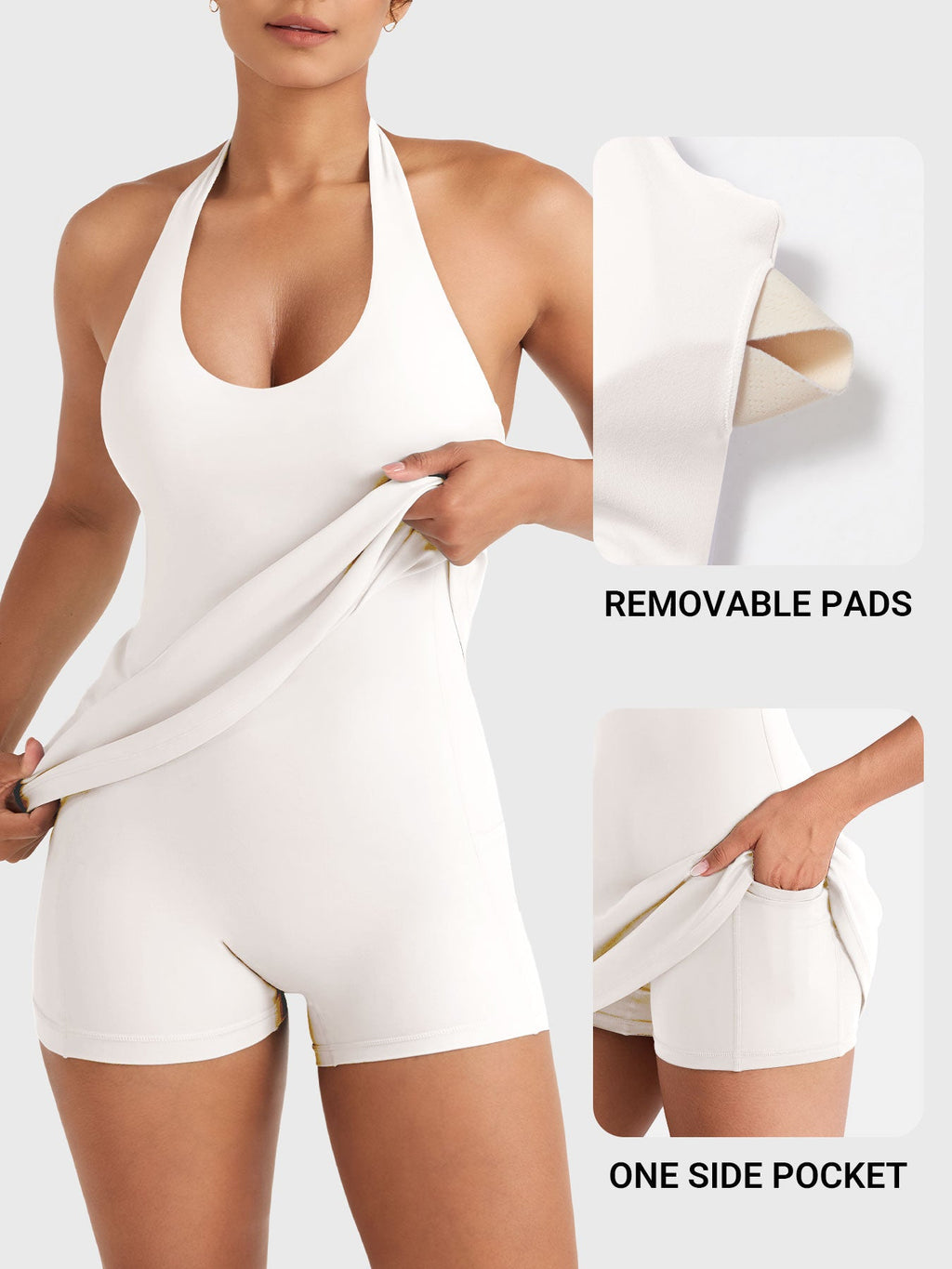 Rise & Vell Vaeary Halter Yaka Tenis Elbisesi