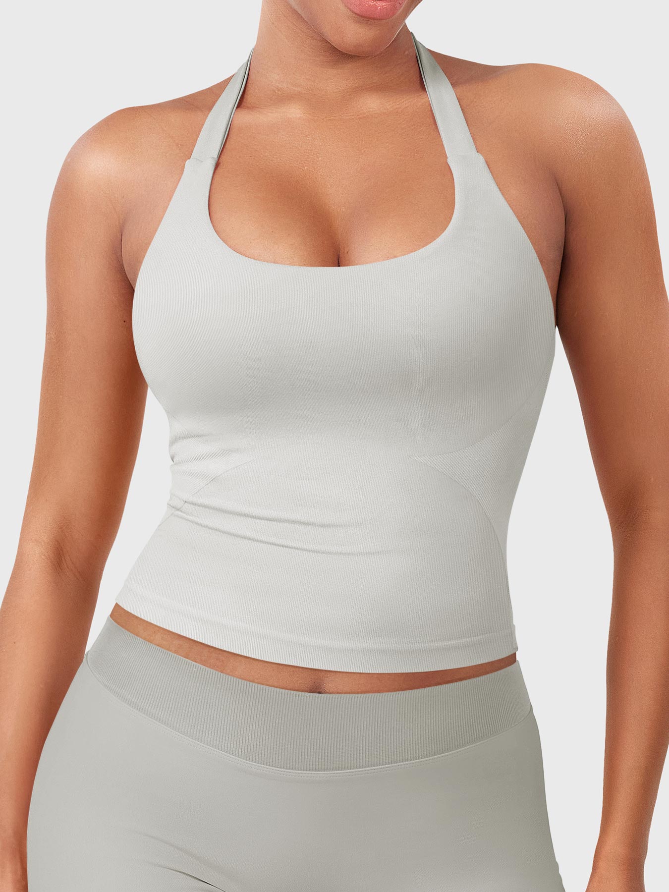 Rise & Vell Flesil Halter Yaka Yumuşak Dokulu Atlet