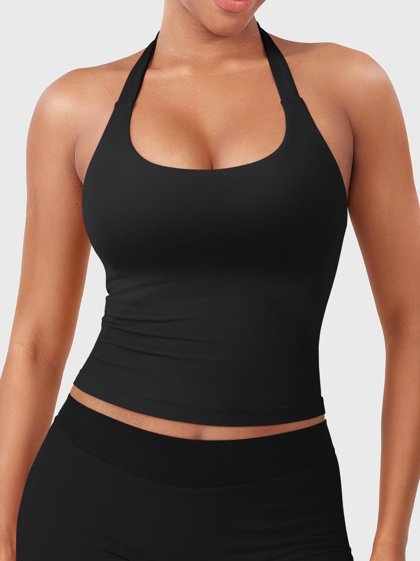 Rise & Vell Flesil Halter Yaka Yumuşak Dokulu Atlet