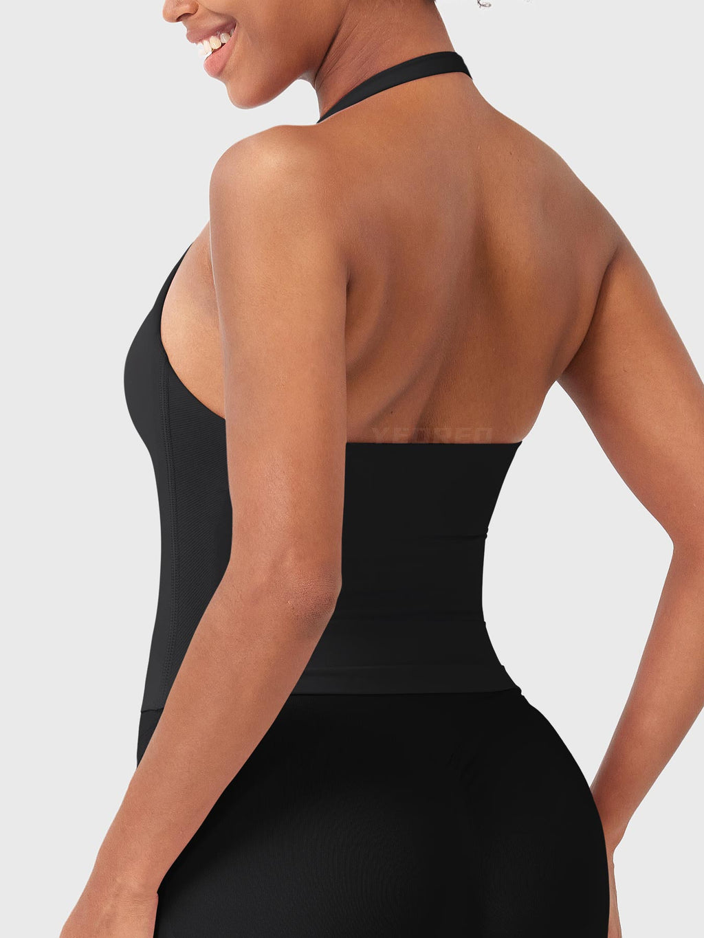 Rise & Vell Flesil Halter Yaka Yumuşak Dokulu Atlet