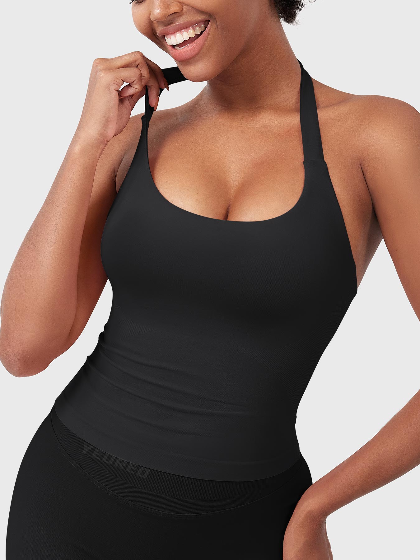Rise & Vell Flesil Halter Yaka Yumuşak Dokulu Atlet