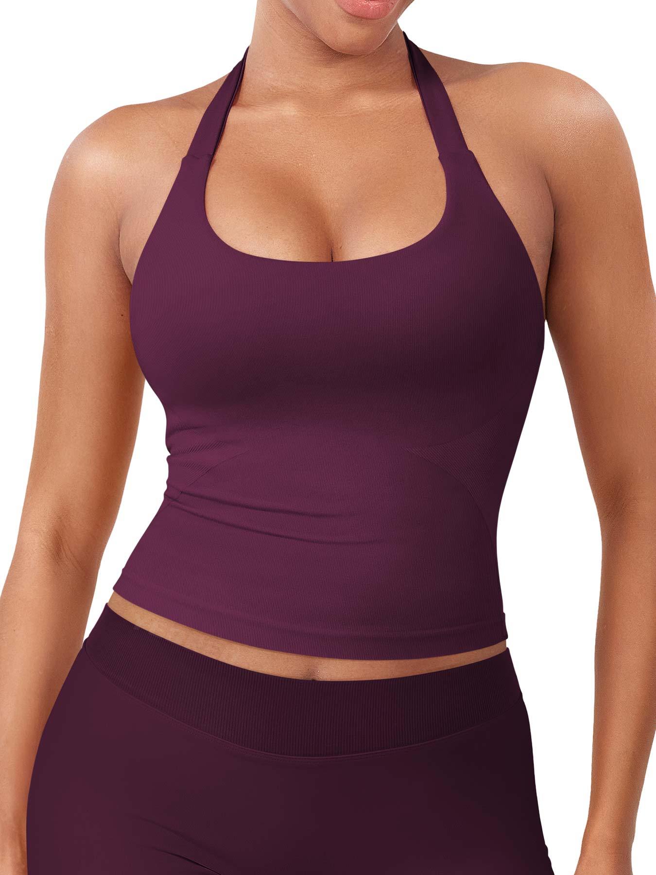 Rise & Vell Flesil Halter Yaka Yumuşak Dokulu Atlet