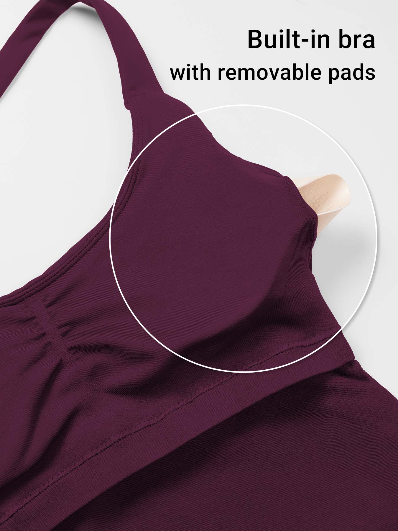 Rise & Vell Flesil Halter Yaka Yumuşak Dokulu Atlet