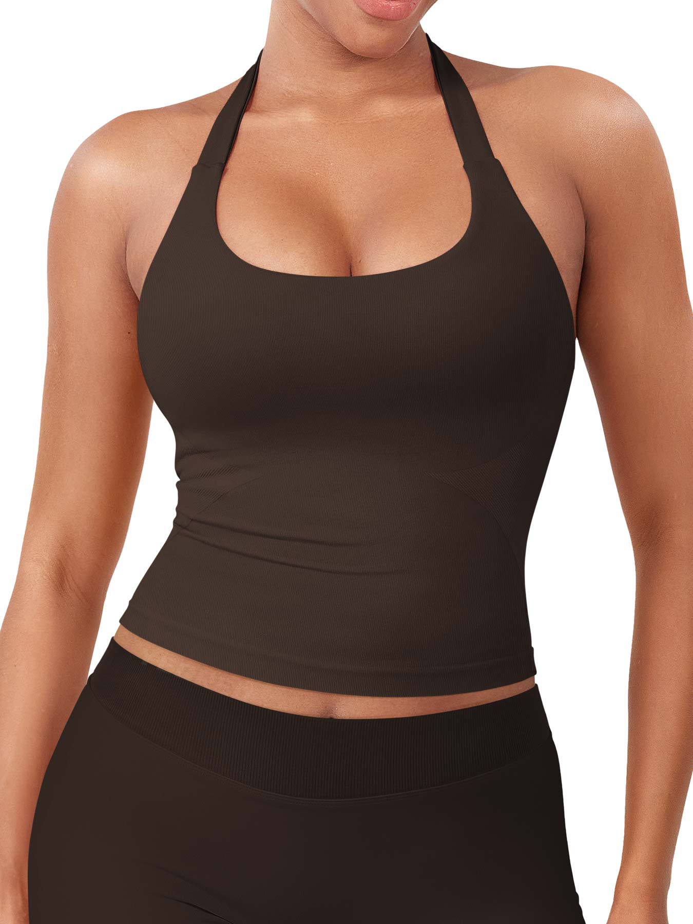 Rise & Vell Flesil Halter Yaka Yumuşak Dokulu Atlet