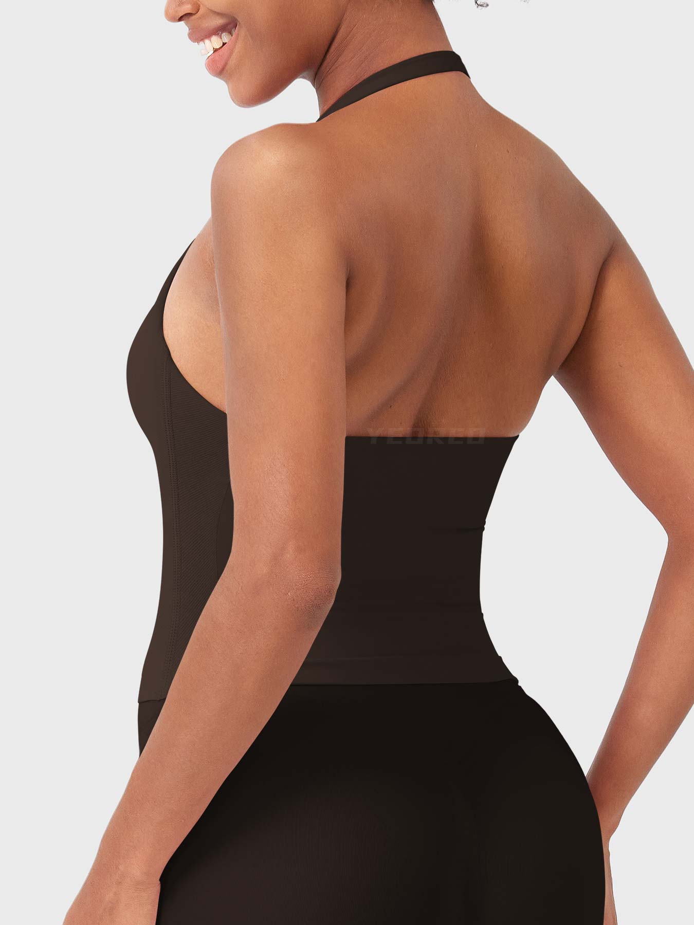 Rise & Vell Flesil Halter Yaka Yumuşak Dokulu Atlet