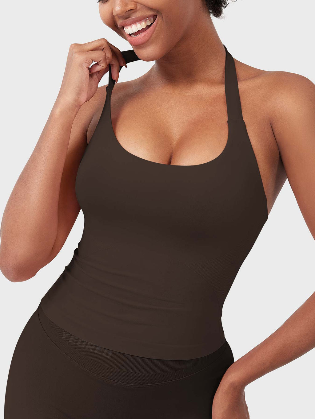 Rise & Vell Flesil Halter Yaka Yumuşak Dokulu Atlet