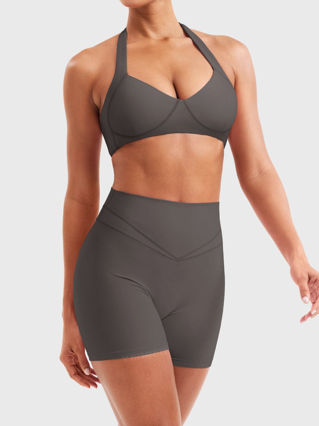 Rise & Vell Andrine Kontur Halter Sporcu Sütyeni