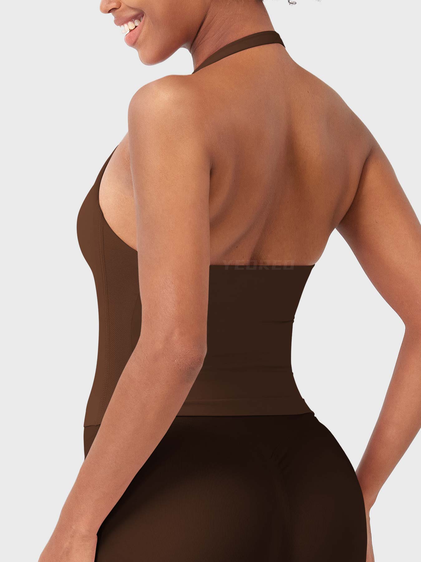 Rise & Vell Flesil Halter Yaka Yumuşak Dokulu Atlet
