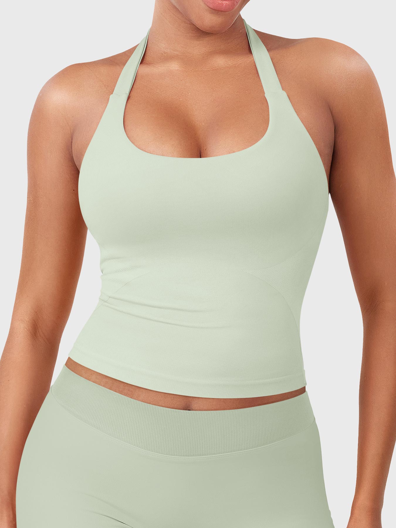 Rise & Vell Flesil Halter Yaka Yumuşak Dokulu Atlet