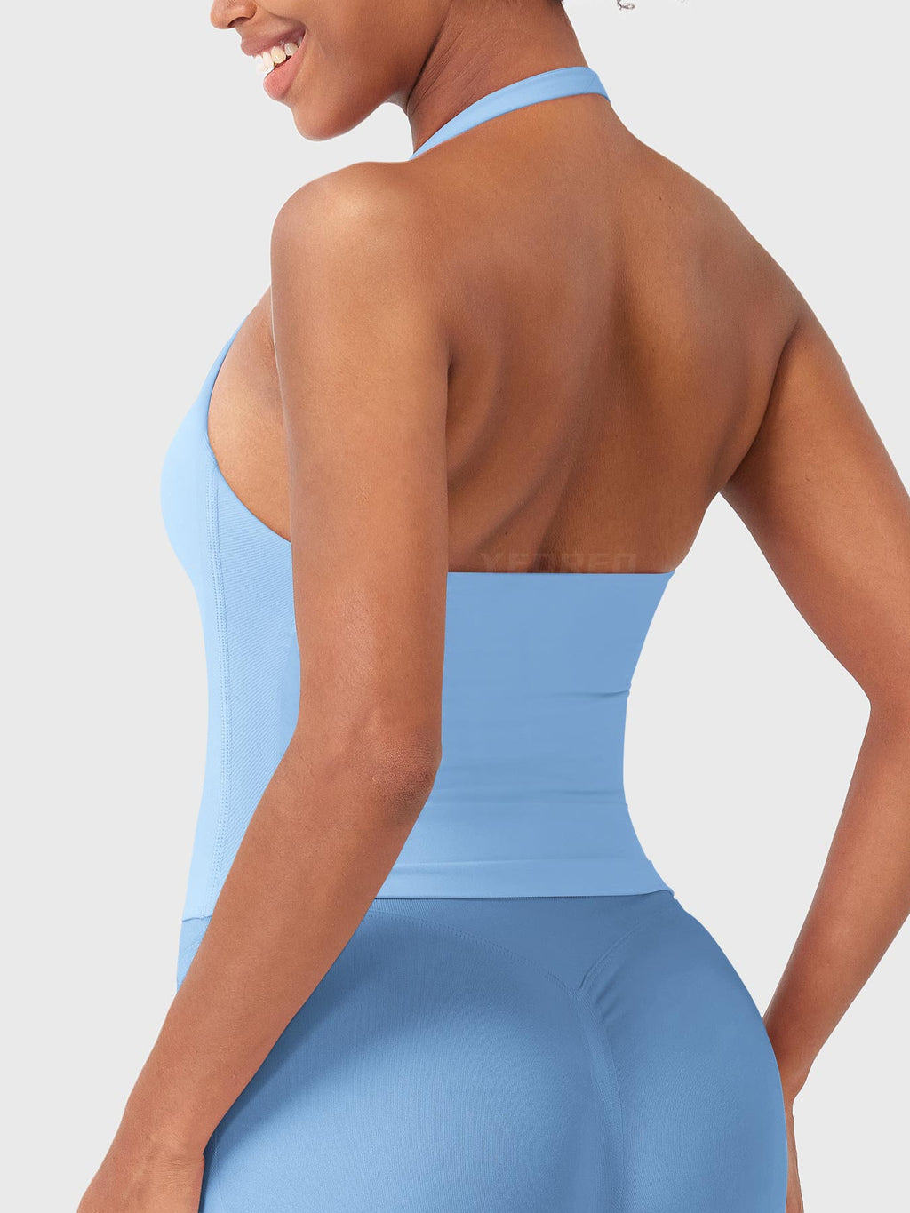 Rise & Vell Flesil Halter Yaka Yumuşak Dokulu Atlet