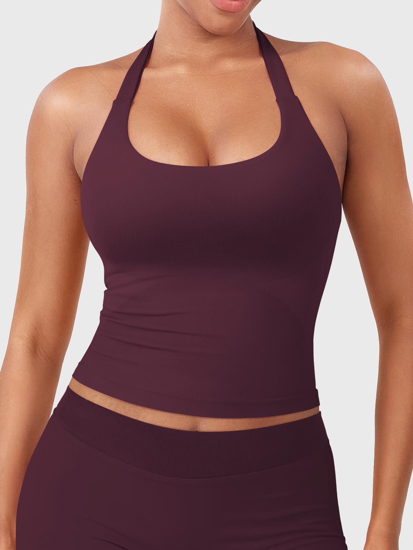Rise & Vell Flesil Halter Yaka Yumuşak Dokulu Atlet