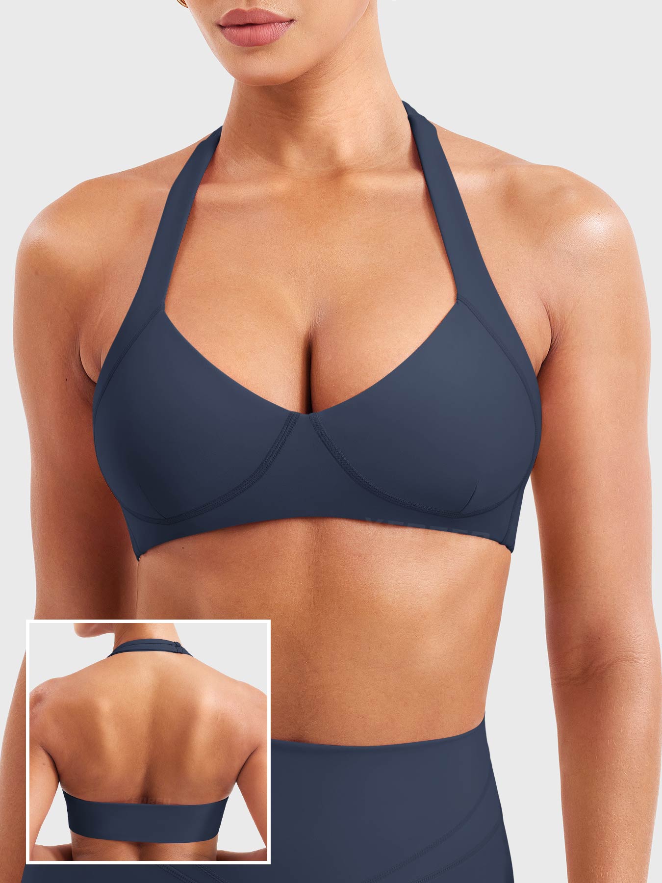 Rise & Vell Andrine Kontur Halter Sporcu Sütyeni