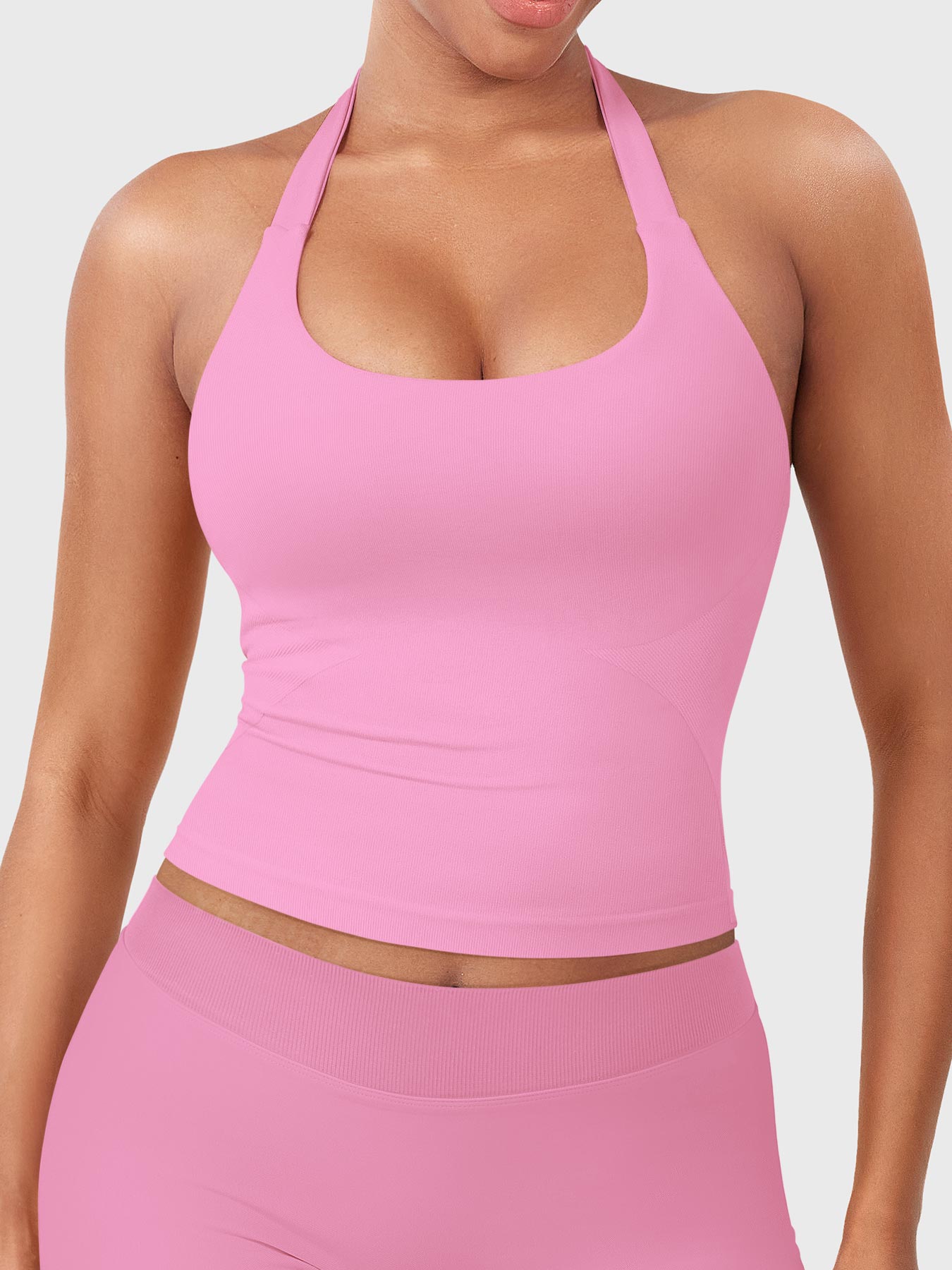 Rise & Vell Flesil Halter Yaka Yumuşak Dokulu Atlet