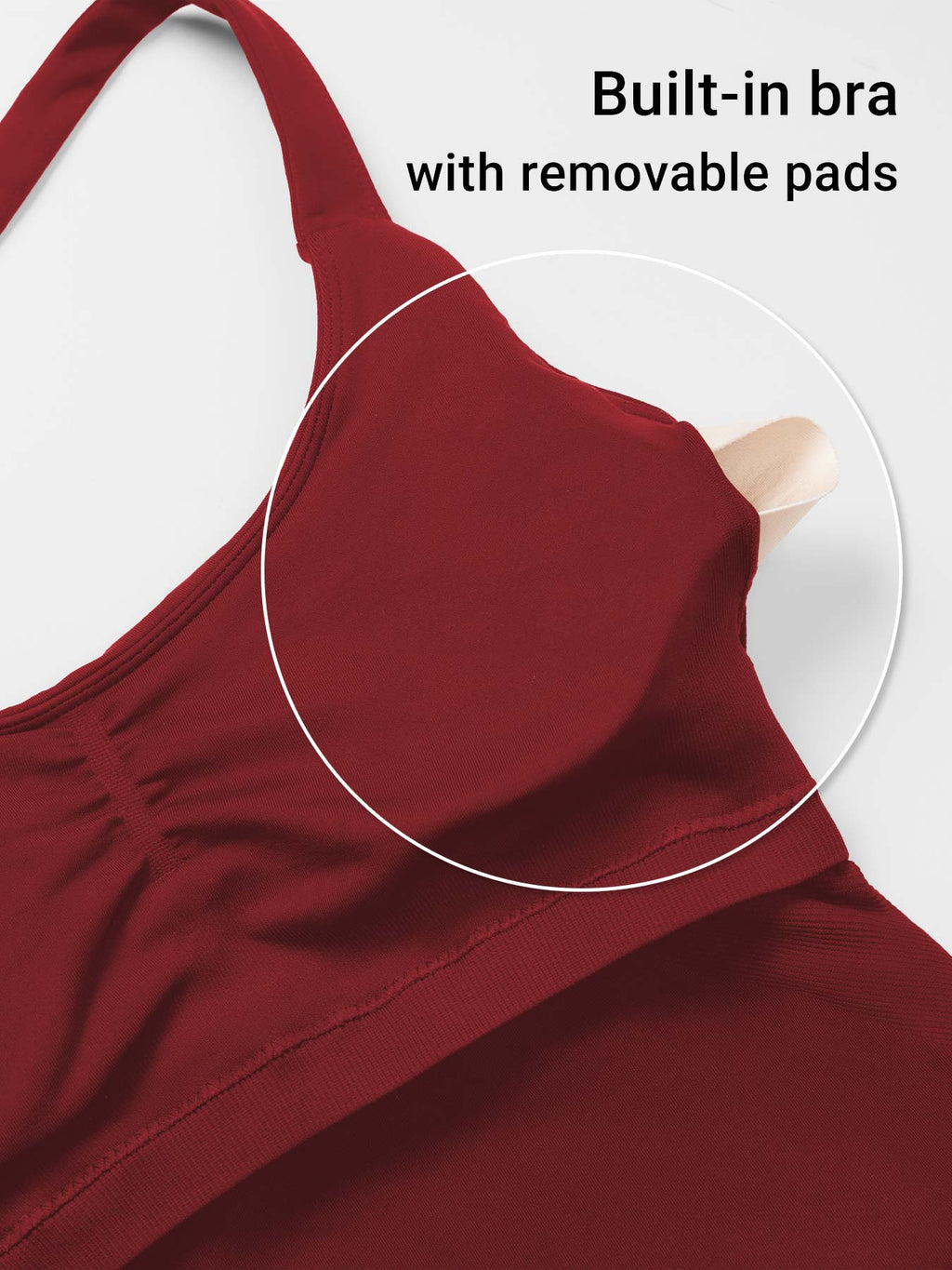 Rise & Vell Flesil Halter Yaka Yumuşak Dokulu Atlet