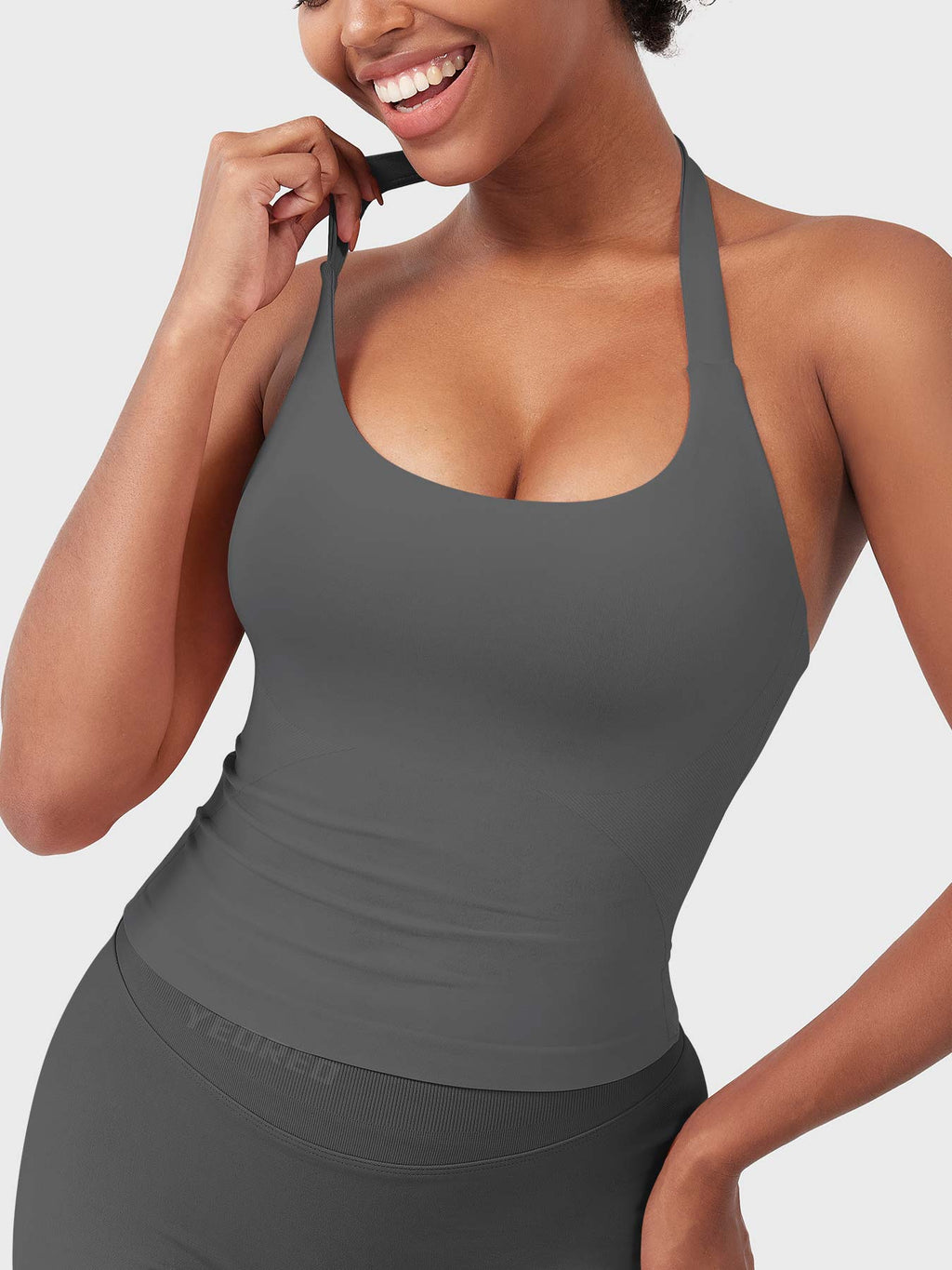 Rise & Vell Flesil Halter Yaka Yumuşak Dokulu Atlet
