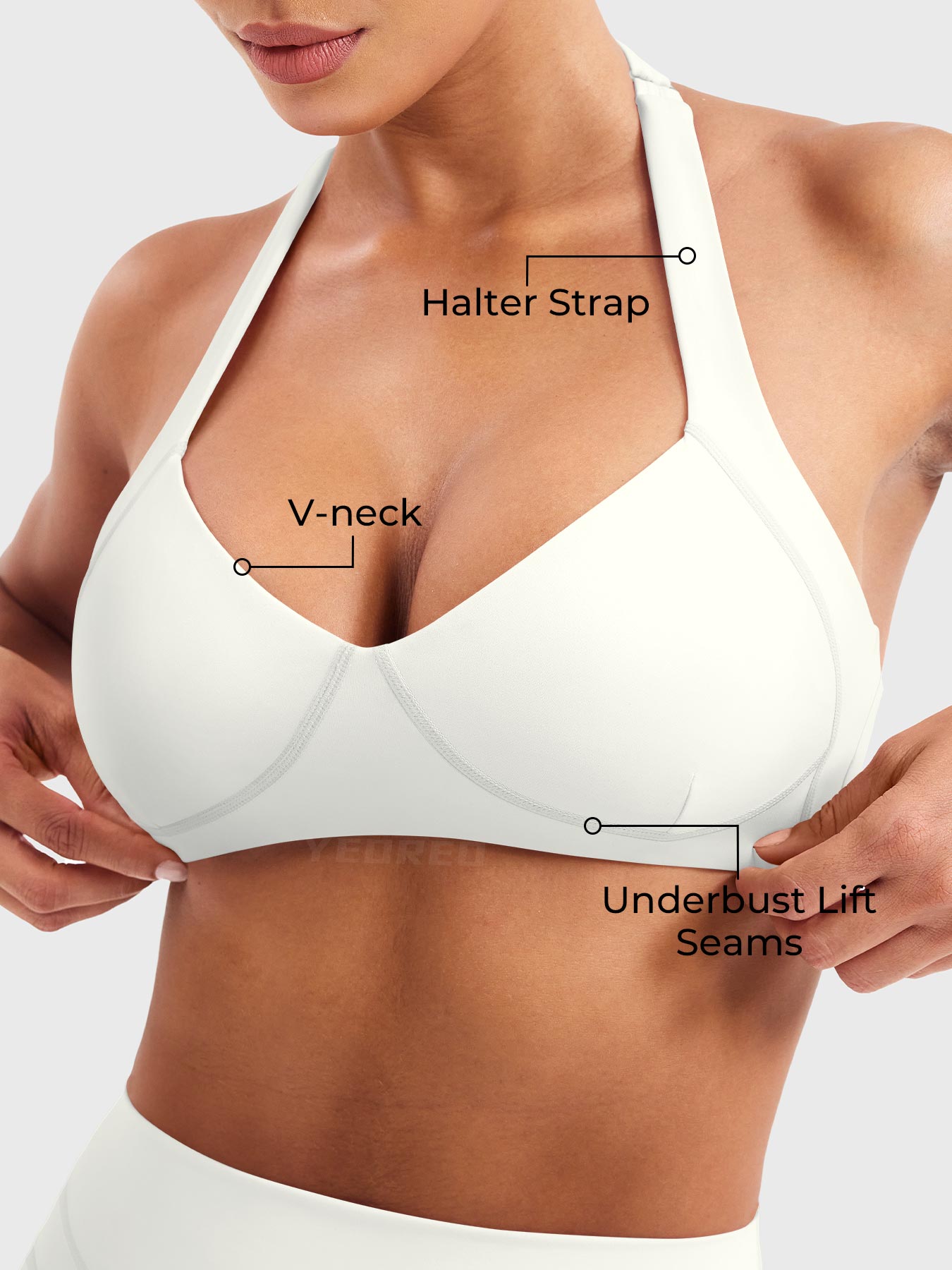 Rise & Vell Andrine Kontur Halter Sporcu Sütyeni