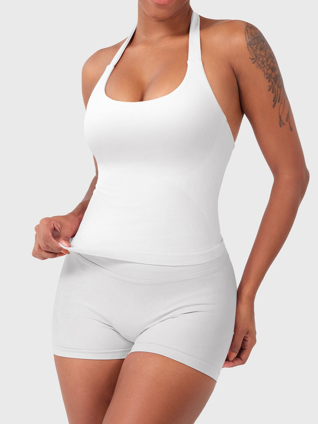 Rise & Vell Flesil Halter Yaka Yumuşak Dokulu Atlet