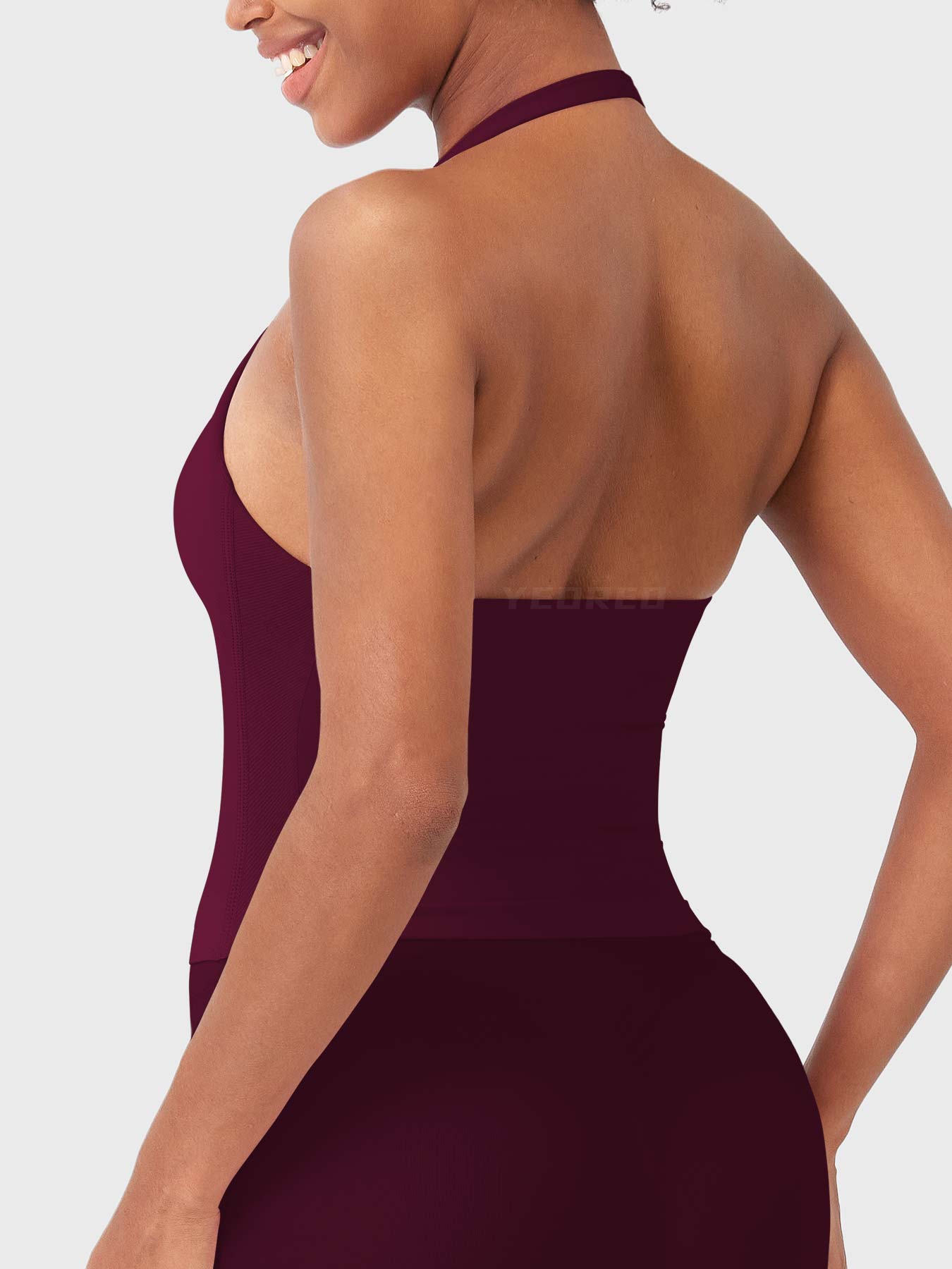 Rise & Vell Flesil Halter Yaka Yumuşak Dokulu Atlet