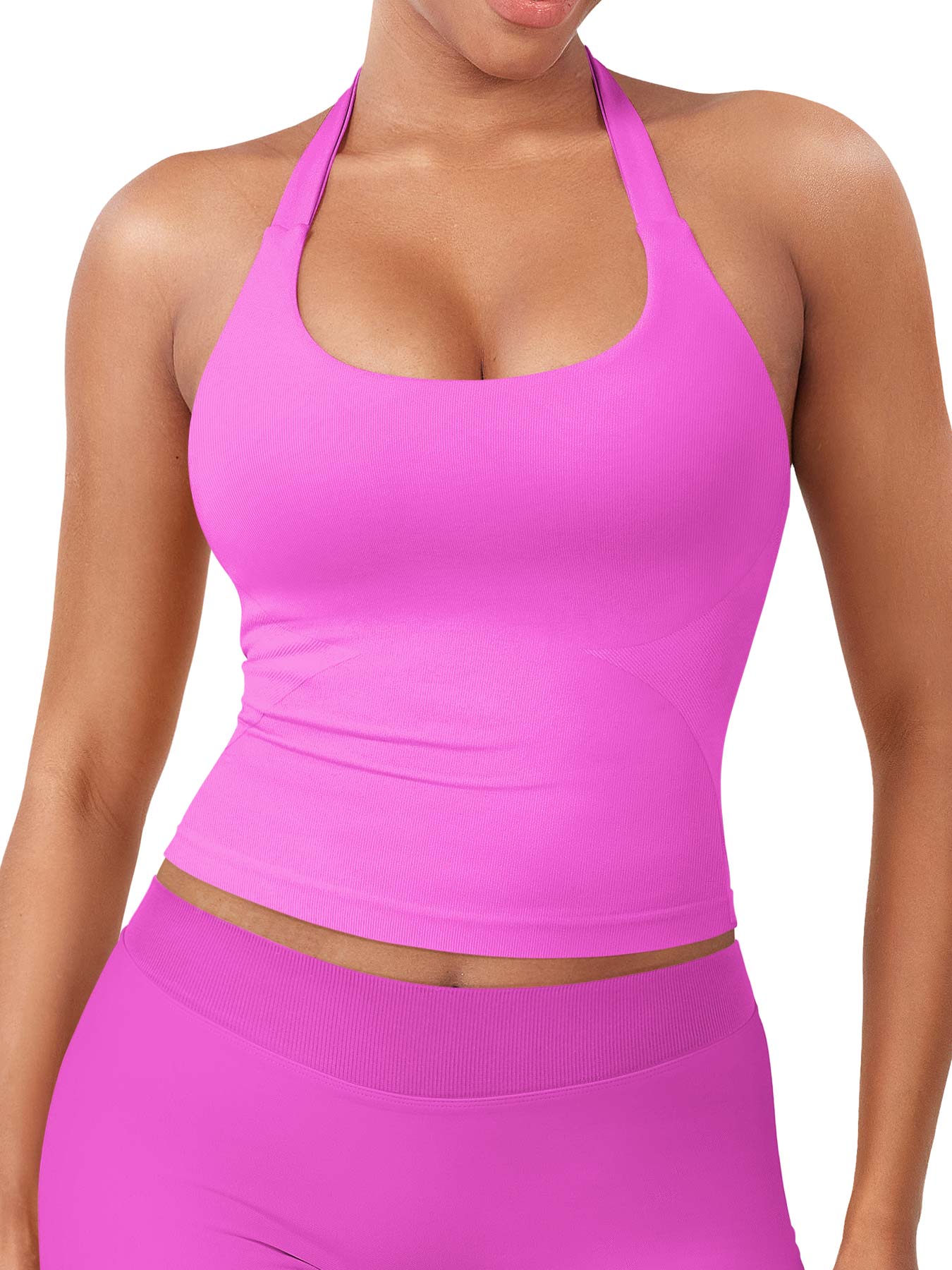 Rise & Vell Flesil Halter Yaka Yumuşak Dokulu Atlet