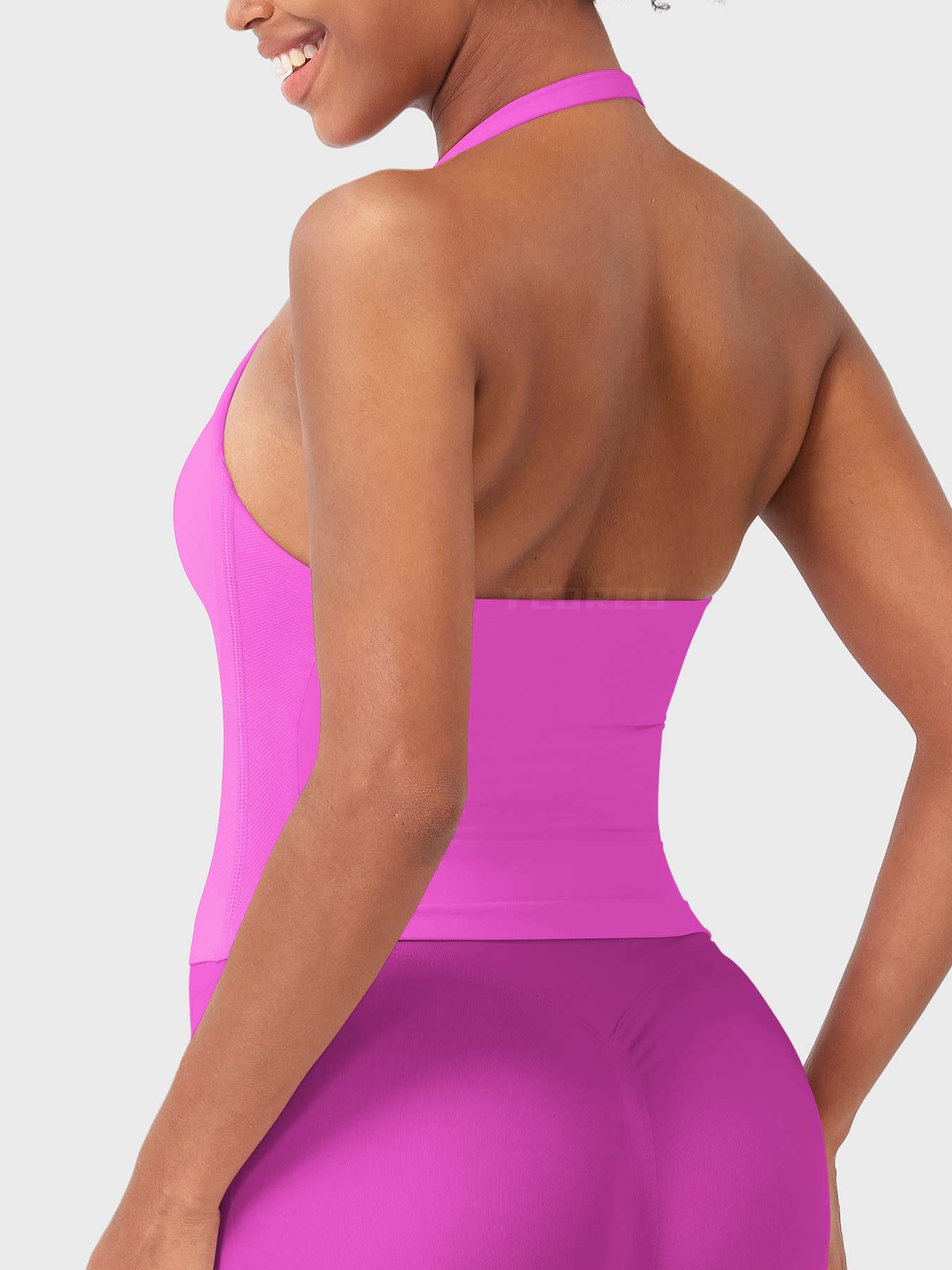 Rise & Vell Flesil Halter Yaka Yumuşak Dokulu Atlet